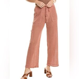 Splendid Finley Crochet Beach Pants size S NEW pockets